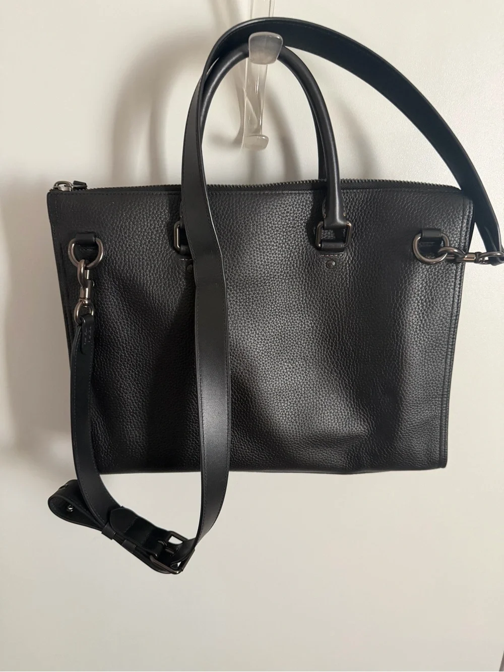 Coach pebbled leather